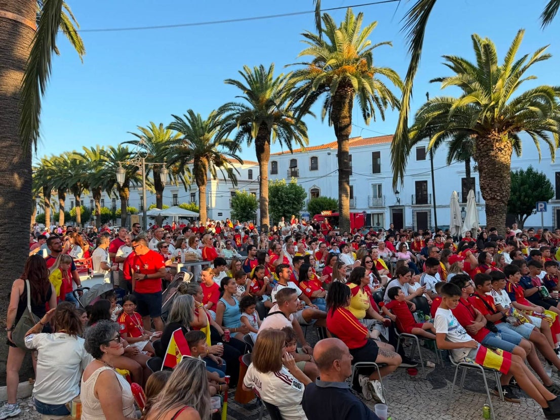 Olivenza vibró con la victoria de España en la final del Mundial de Fútbol