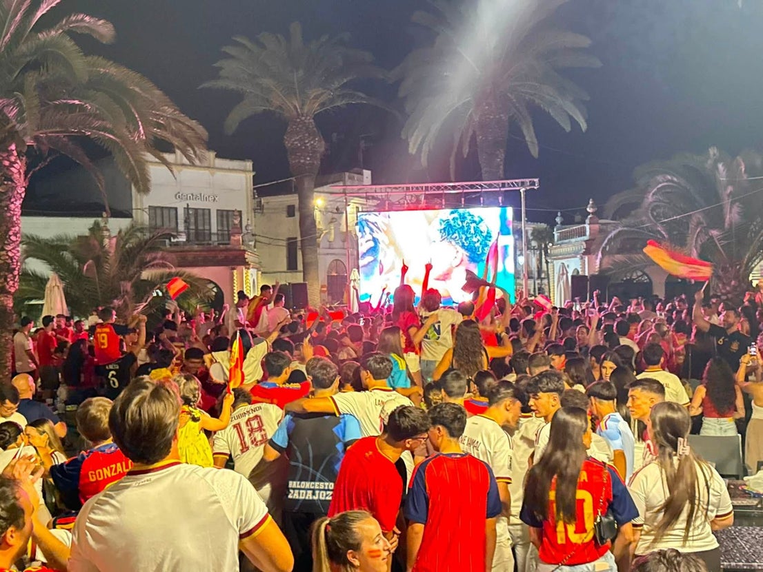 Olivenza vibró con la victoria de España en la final del Mundial de Fútbol