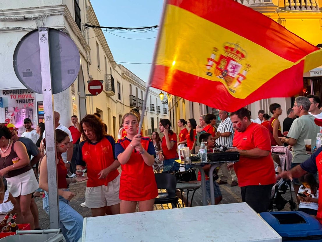 Olivenza vibró con la victoria de España en la final del Mundial de Fútbol