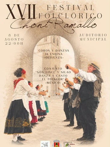 El XVII Festival Folclórico 'Choni Ramallo' reunirá en Olivenza tradición y música internacional