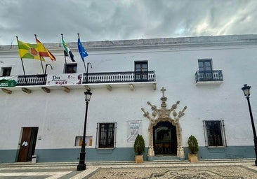 Fachada del Ayuntamiento lugar de la concentración