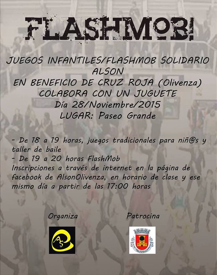 Alson programa un flashmob y juegos solidarios destinados a recaudar juguetes
