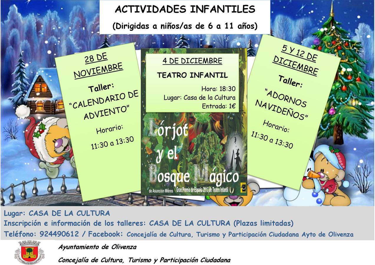 Comienzan las actividades infantiles de Navidad con el taller ‘Calendario de Adviento’