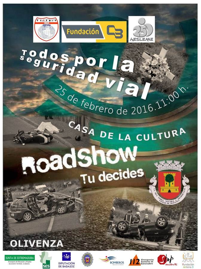 Cartel de la actividad programada para el próximo jueves en Olivenza. 