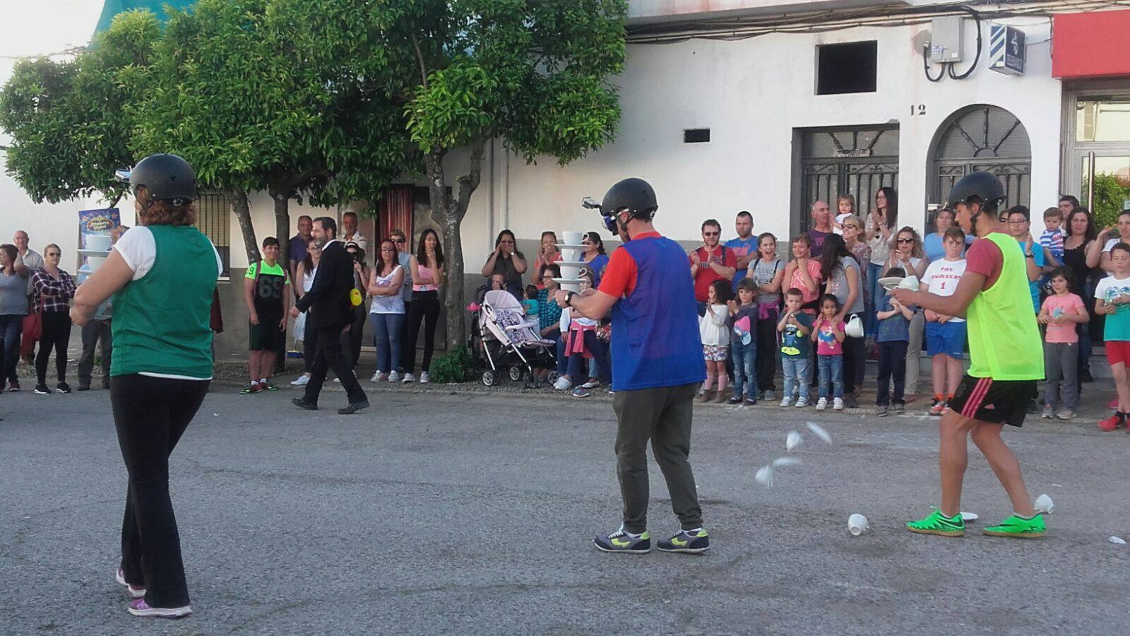 Rodaje del concurso en la localidad de Serradilla. 