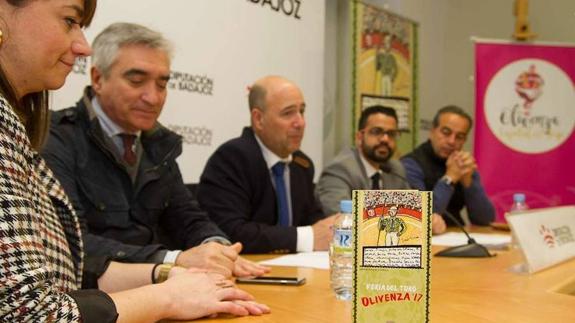 Presentación de la programación de la XXVII Feria del Toro de Olivenza en la Diputacióon de Badajoz. 