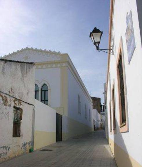 Traseras del nuevo centro de salud de Olivenza. 