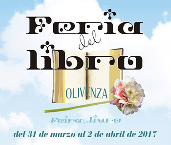 Cartel de la Feria del Libro de Olivenza 2017. 