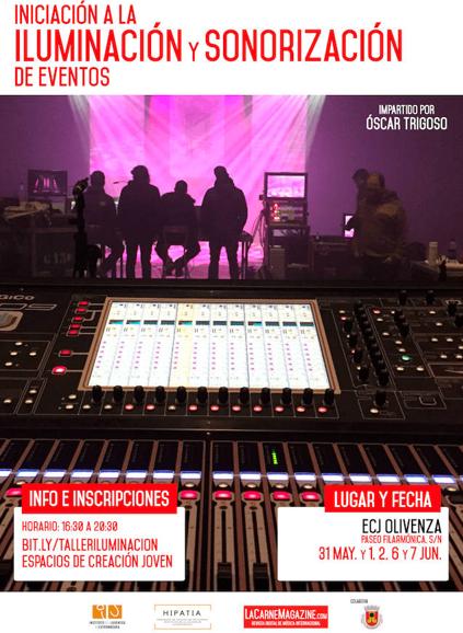 Un taller gratuito en el ECJ formará en sonorización e iluminación de eventos