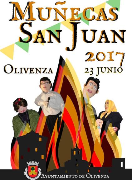 Doce creaciones participarán en las Muñecas de San Juan 2017 en Olivenza y San Jorge de Alor