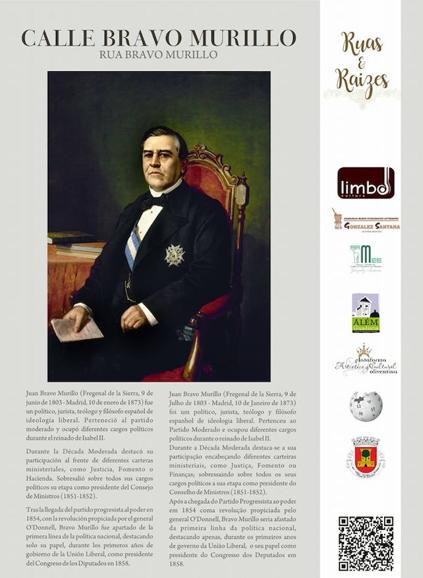 Cartel de la calle Juan Bravo Murillo. 