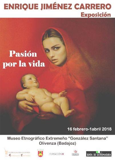 Cartel de la exposición de pintura. 