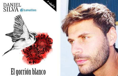 El autor y la portada del libro. 