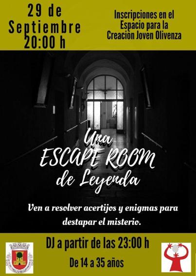 Cartel de la actividad. 