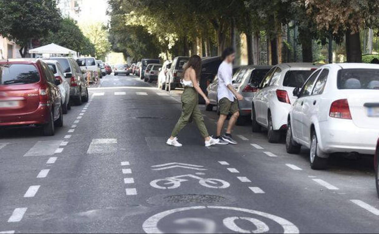 Así será la ciclocalle que se instalará