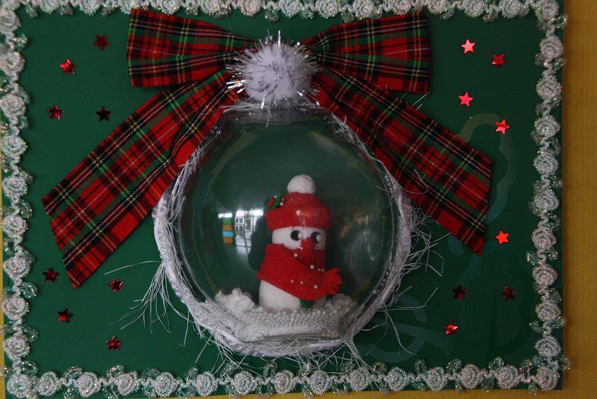 Una de las tarjetas navideñas presentadas 
