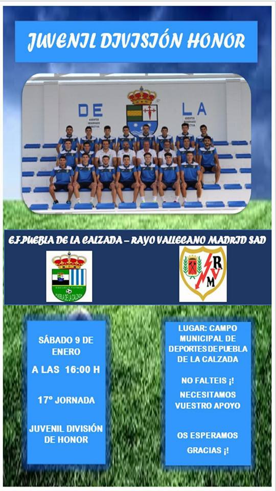 Puebla División de Honor juega mañana sábado en la localidad el primer partido del año