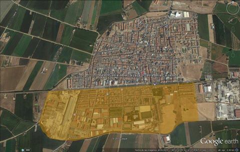 Zona por la que se desarrollará la desinsectación mañana miércoles 