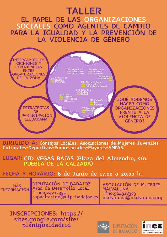 Dos talleres para favorecer la igualdad y prevenir la violencia de género