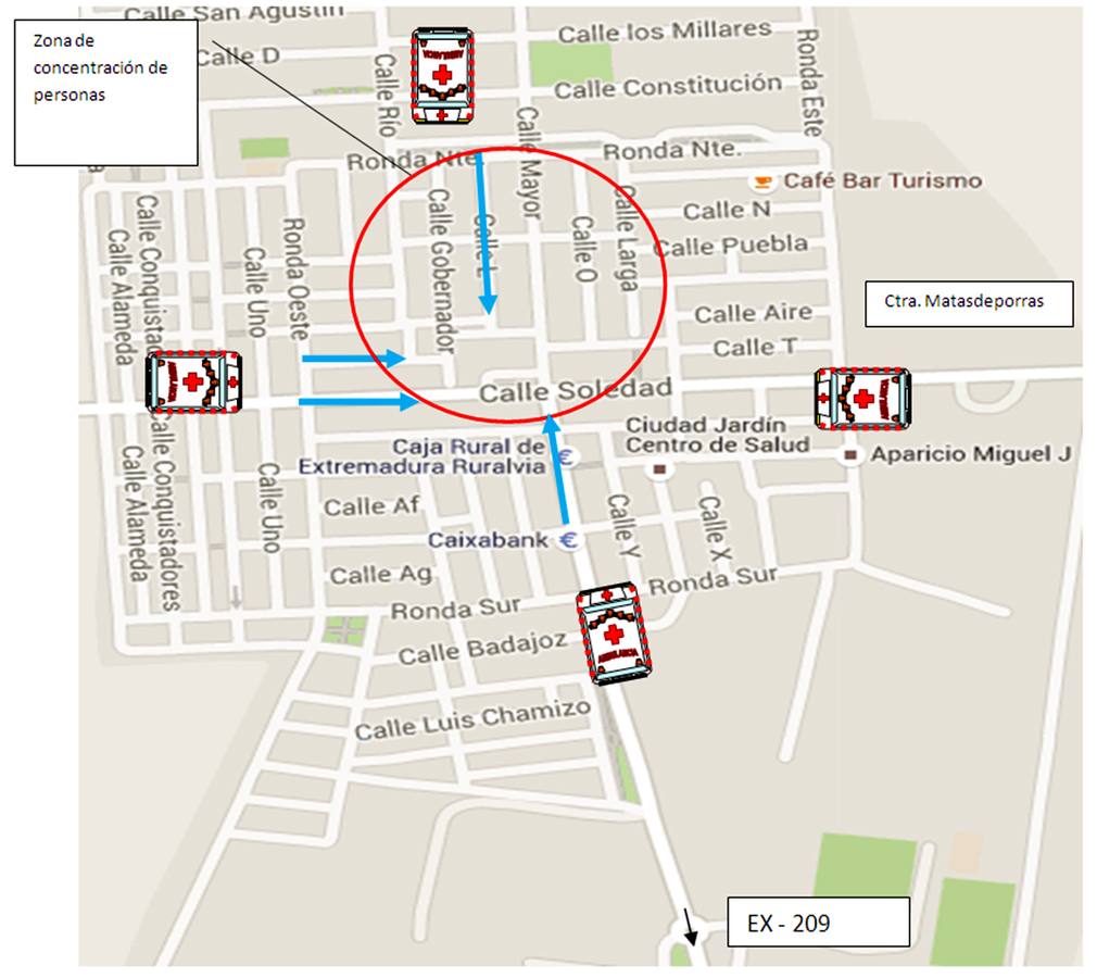 Normas de acceso y circulación durante las Fiestas de Guadiana