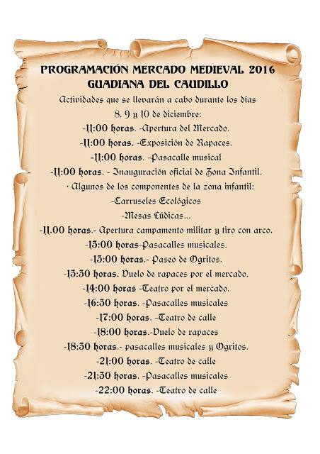 I Mercado Medieval Villa Guadiana del Caudillo