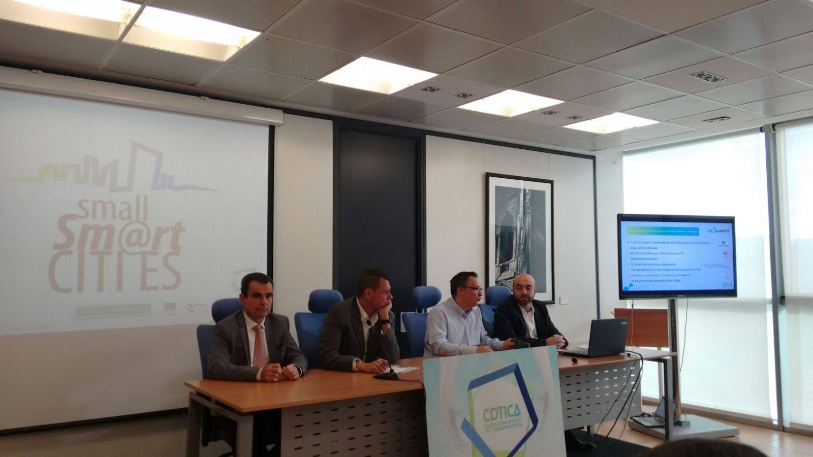 El PAT participa en la 2ª edición del Foro "Small Smart CITIES" organizado por el Centro Demostrador TIC Agroalimentario