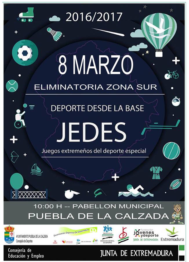 Puebla acoge los 'JEDES' - Juegos Extremeños del Deporte Especial -