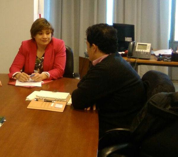 El Alcalde de Montijo se reúne con la Directora General de Deportes, Conchi Bellorín