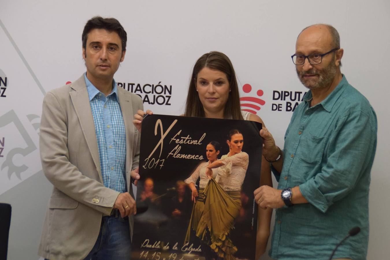 Manuel Pajares, Manuela Sánchez y Aurelio Gallardo conforman el 'X Festival Flamenco'