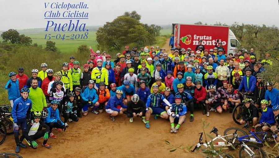 Celebrada la V Ciclopaella del Club Ciclista Puebla de la Calzada