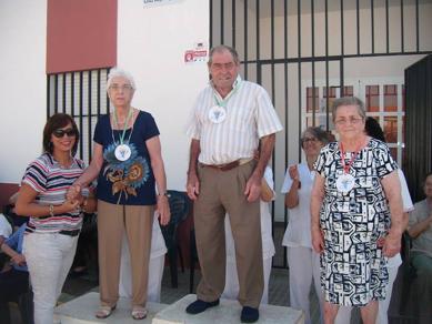 Podium con los ganadores de una de las pruebas de las Olimpiadas