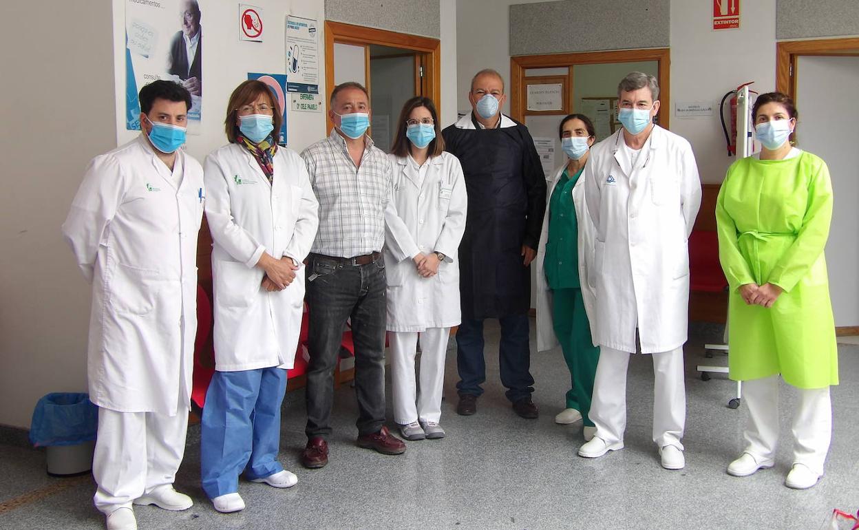 Los sanitarios del Centro de Salud, en primera línea frente al virus