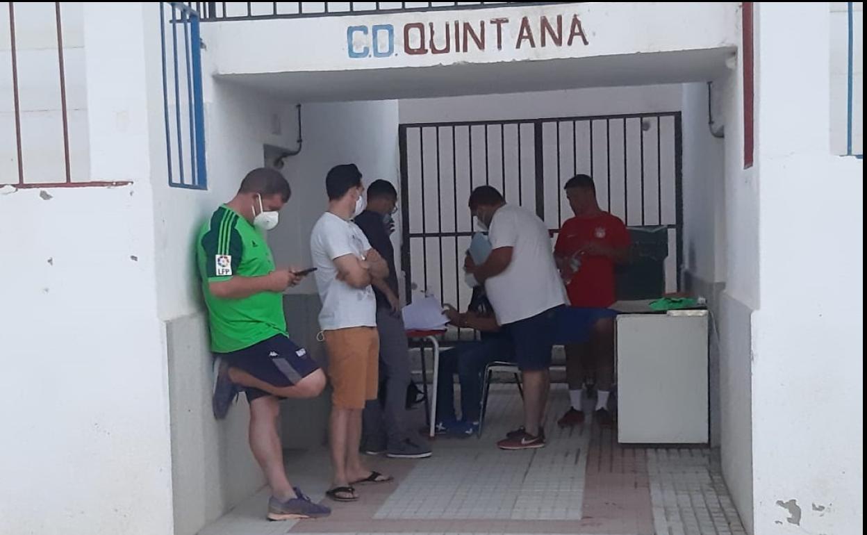 El CD Quintana libre de coronavirus a 24 horas del partido ante la Cruz Villanovense