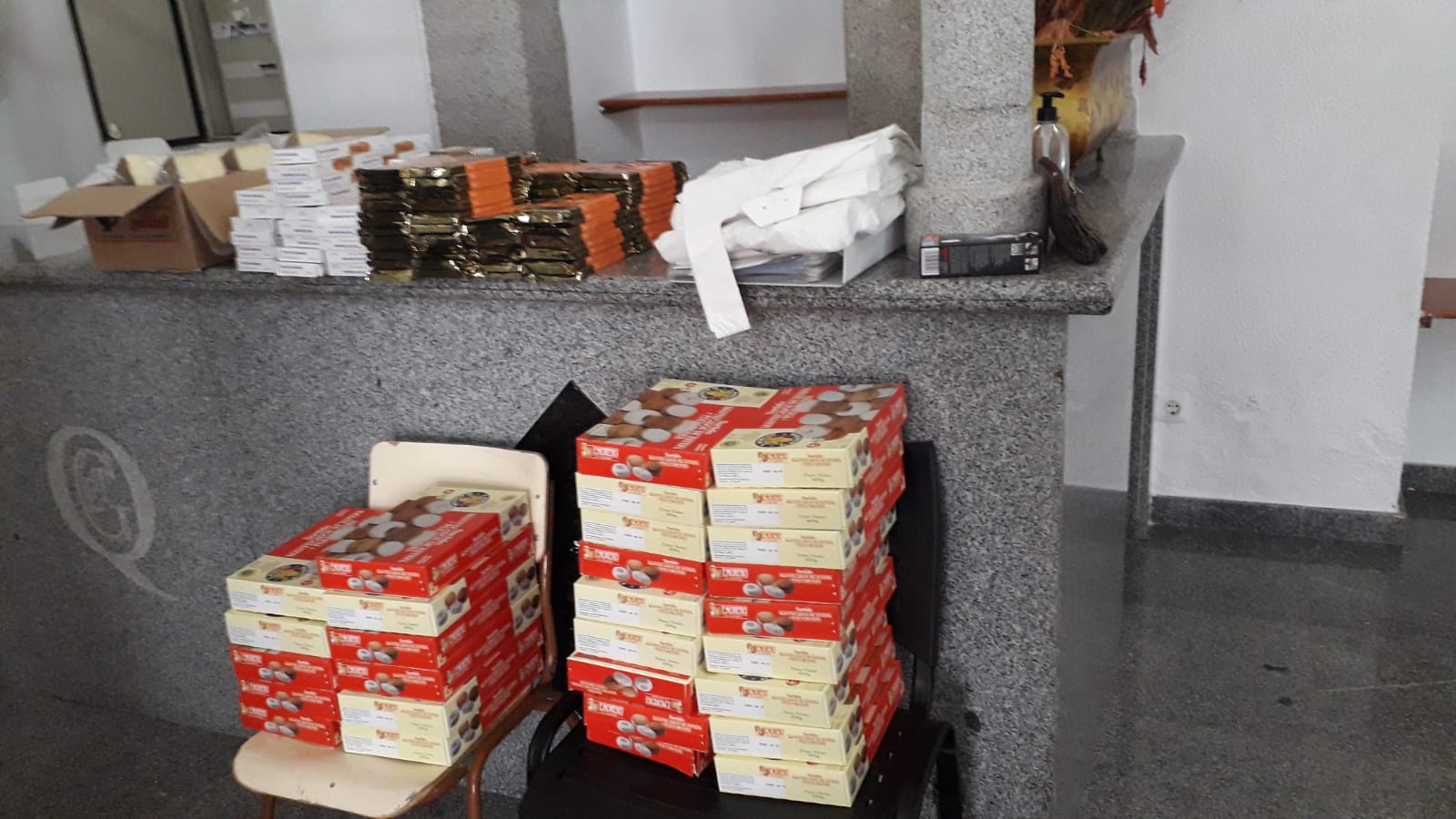 Los productos navideños recibidos 