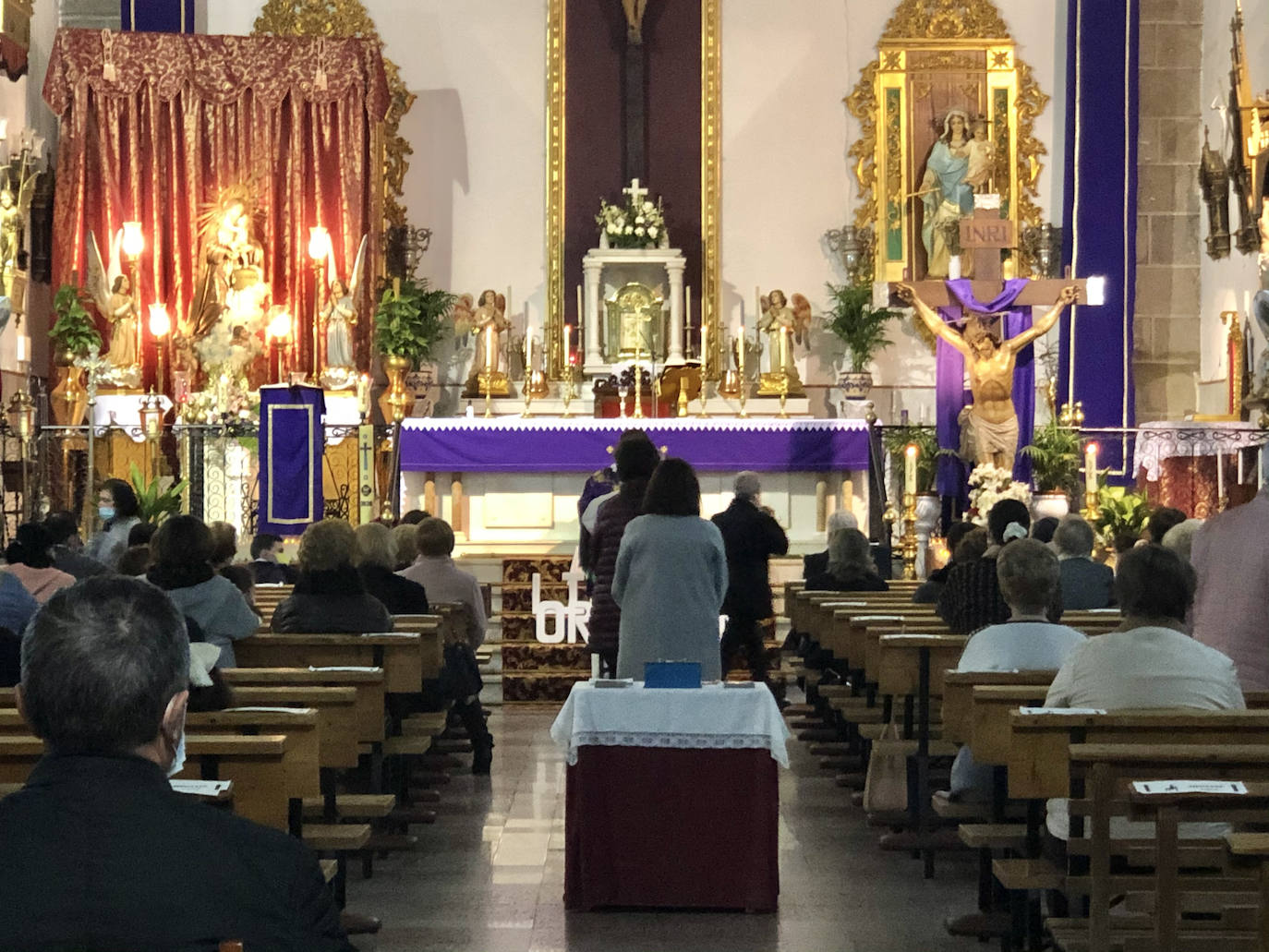 La parroquia durante Semana Santa 