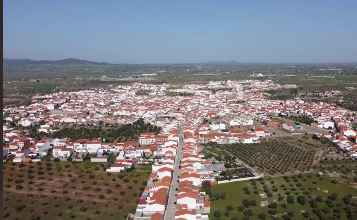 Vista aérea de Quintana de la Serena 
