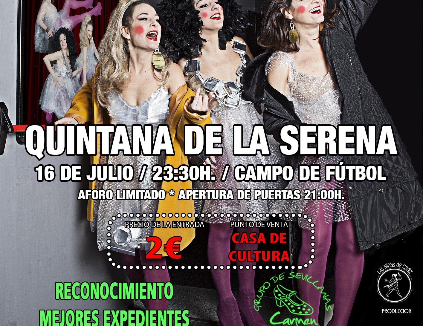 El cartel con la programación de hoy 
