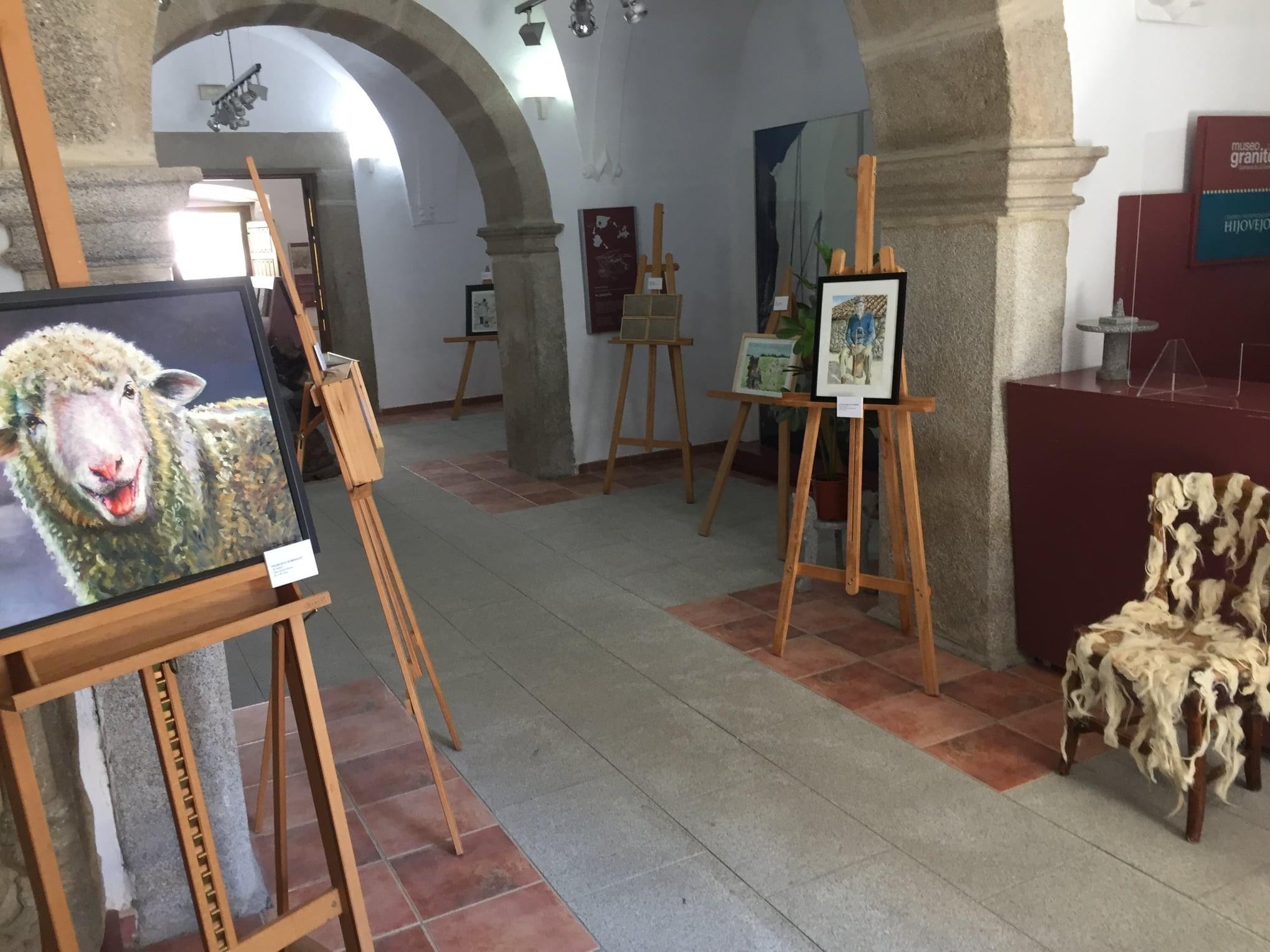 La exposición en el Museo del Granito 