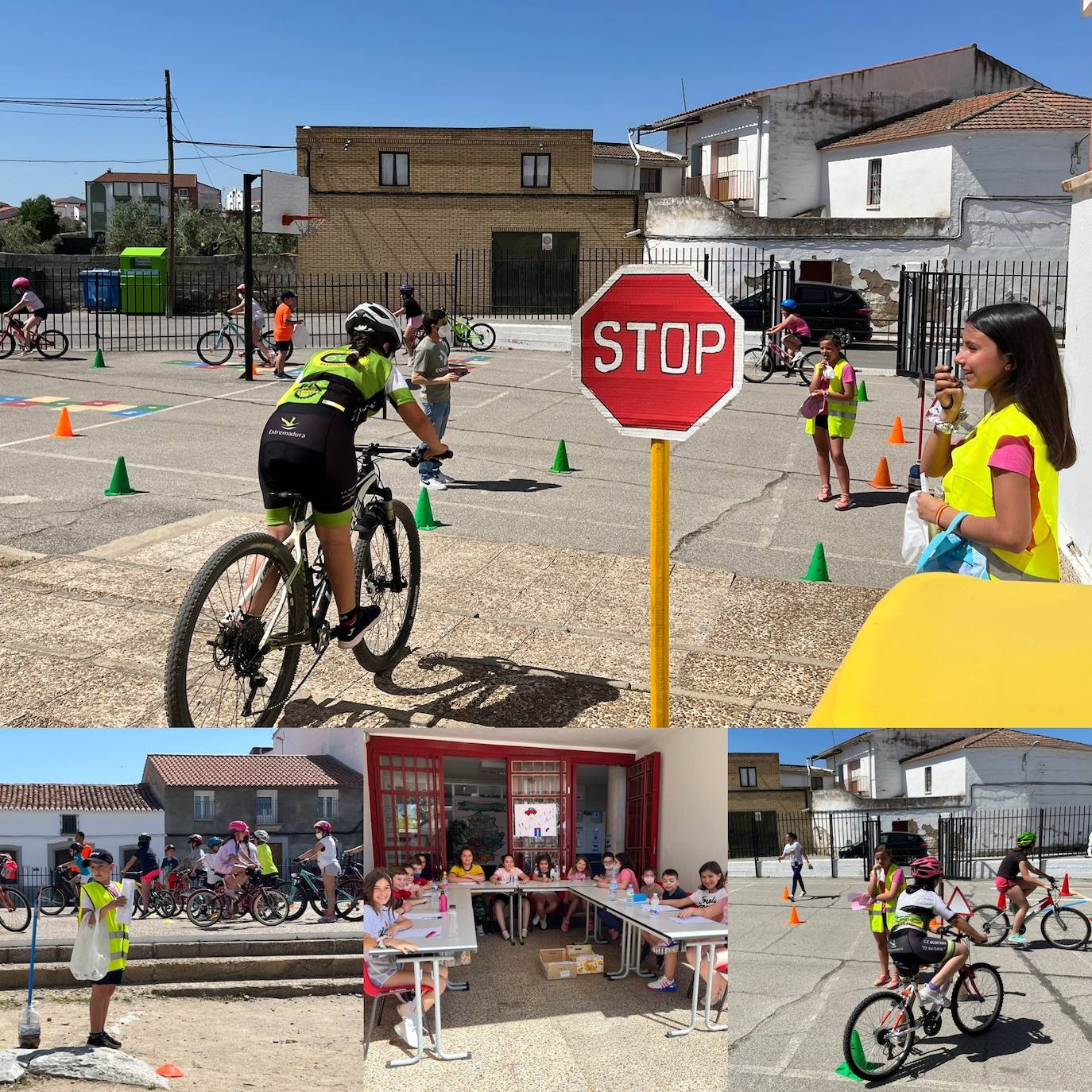El circuito, los examinadores y los policías muy pendientes de todo 