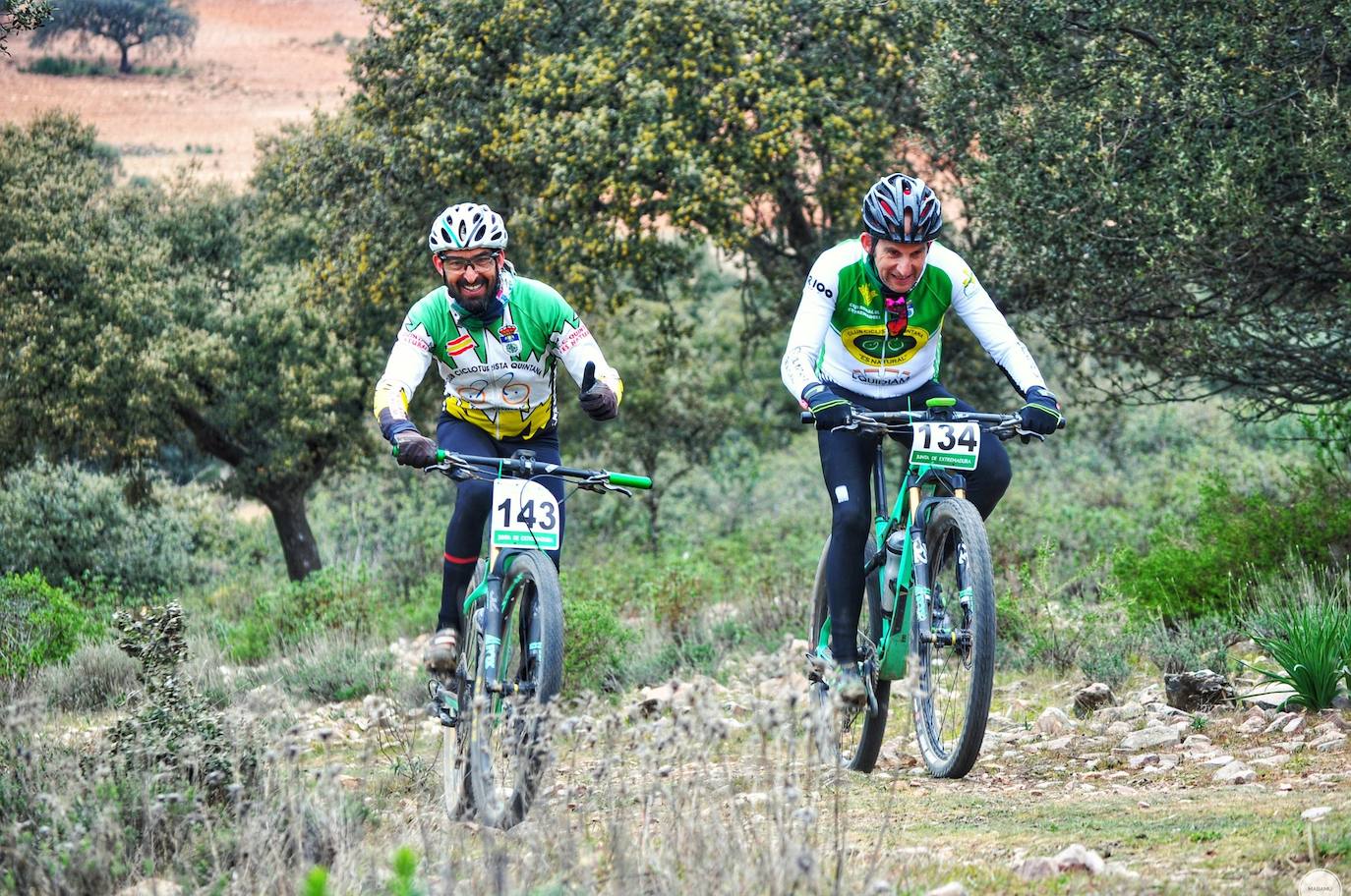 Un centenar de ciclistas se atrevieron con la Extrema Puerto la Cabra en su XX aniversario