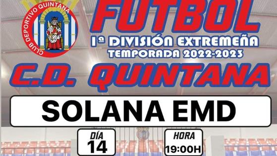 EMD Solana, rival del CD Quintana en la promoción de ascenso