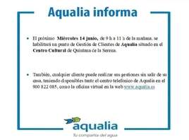 Aqualia informa de un punto de gestión en Quintana