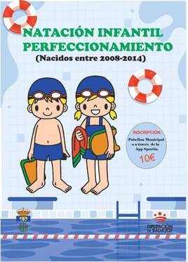 Abierto el plazo de inscripción para cursos de perfeccionamiento de natación infantil
