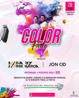 'Party Color' el 28 de julio en Valle de la Serena