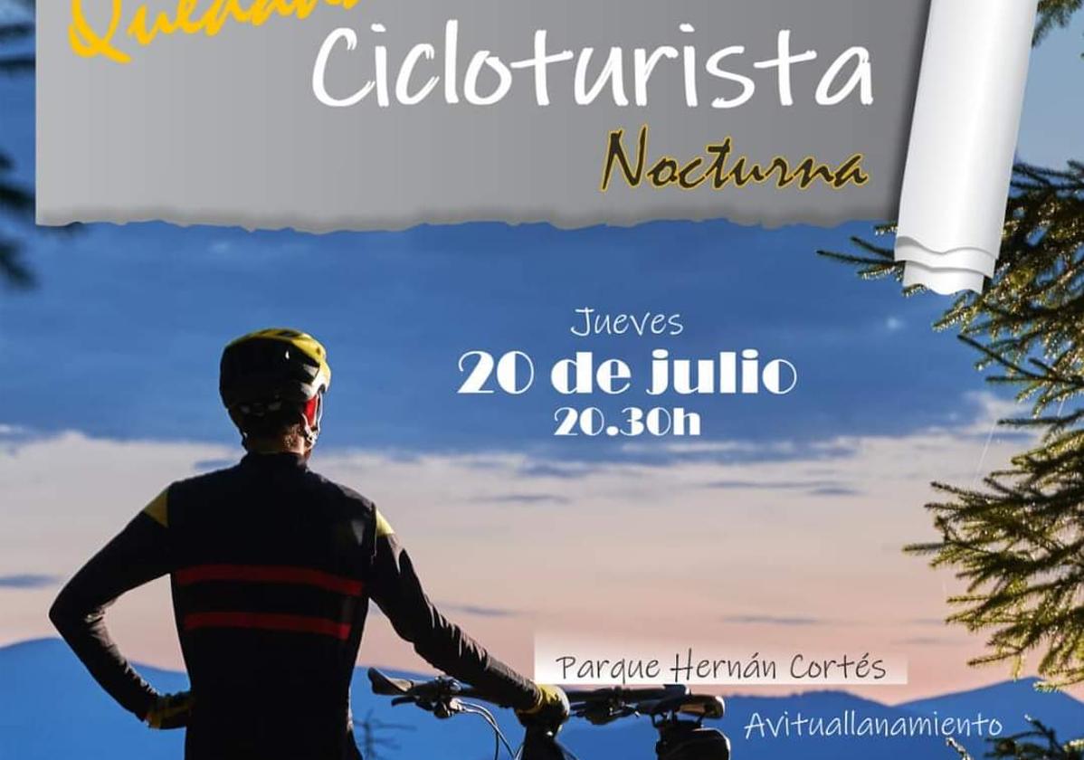 Quedada cicloturística nocturna el 20 de julio