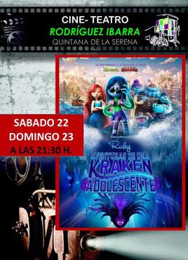 Doble sesión de 'Aventuras de una kraken adolescente' en el Cine Teatro Rodríguez Ibarra