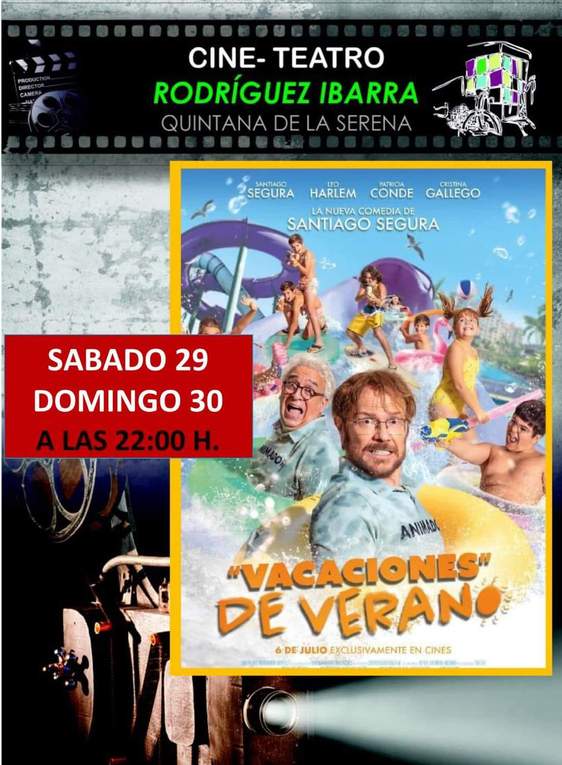 Doble sesión de 'Vacaciones de verano' en el Cine Teatro Rodríguez Ibarra