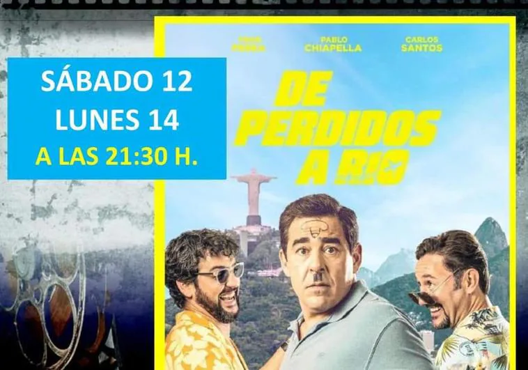 Doble sesión de 'De perdidos a Río' en el Cine Teatro Rodríguez Ibarra