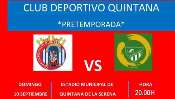 Último encuentro de pretemporada del CD Quintana