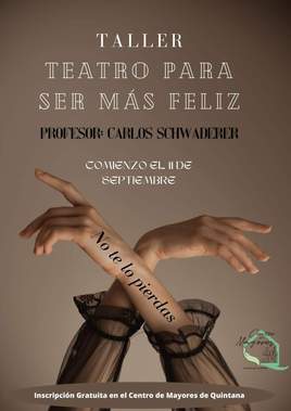 Taller de teatro en el Centro de Mayores de Quintana